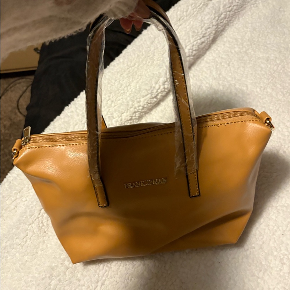 Frank Lyman Design Tan Tote Bag